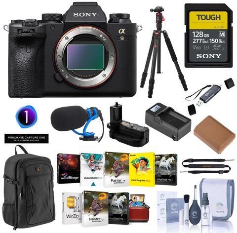 Sony Alpha a9 II Mirrorless Camera, Bundle with Accessories Kit #ILCE9M2/B E