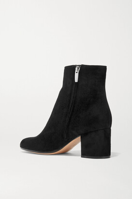 Gianvito Rossi Margaux 65 Suede Ankle Boots - Black