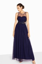 Thumbnail for your product : Little Mistress Katie Jewel Waist Maxi Prom Dress