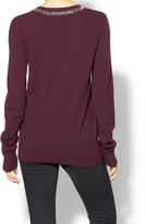 Thumbnail for your product : Equipment Shane Embellished Neck Sweater