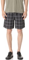 Thumbnail for your product : Zanerobe Linen Omni Check Shorts