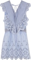 Thumbnail for your product : Self-Portrait Broderie Anglaise Mini Dress