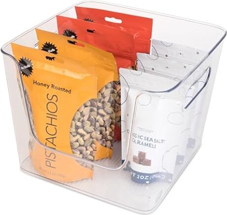 Smart Design Clear Storage Bin 10"x10"