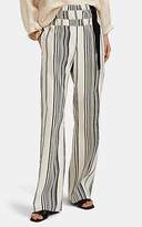 Thumbnail for your product : Zero Maria Cornejo Women's Nola Striped Wide-Leg Pants - Blk, Greige
