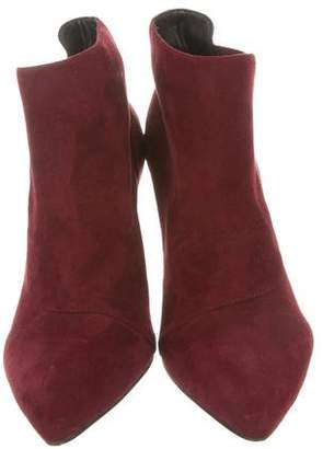 Sigerson Morrison Suede Pointed-Toe Booties