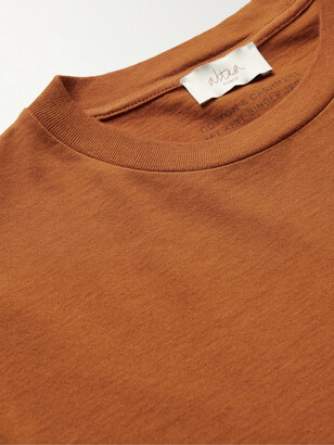 Altea Cotton and Cashmere-Blend Jersey T-Shirt - Men - Brown - S