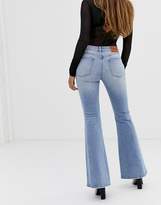Thumbnail for your product : Miss Sixty flare jean with front pocket detail-Blue