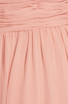Thumbnail for your product : Eliza J Shirred Chiffon Halter Dress