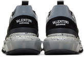 Thumbnail for your product : Valentino Black and Grey Garavani Bounce Sneakers