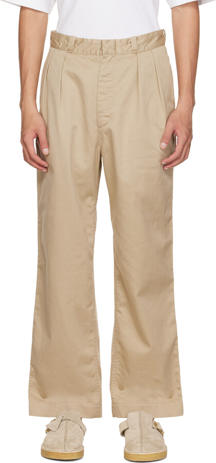 Mens Double-pleated Pants | ShopStyle