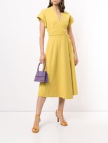Thumbnail for your product : Rebecca Vallance Baci flare midi dress