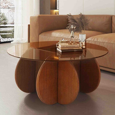 Ivy Bronx Round Coffee Table