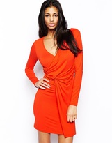 Thumbnail for your product : ASOS Body-Conscious Dress With Wrap And Twist Detail
