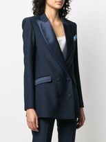 Thumbnail for your product : Hebe Studio Bianca double-breasted tailored blazer