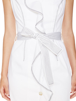 Thumbnail for your product : Carolina Herrera Cotton Wrap Dress with Tie Waist