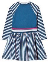 Thumbnail for your product : No Added Sugar Pink and Blue Jersey Dress with Stripe Trim