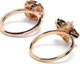 Thumbnail for your product : Selim Mouzannar 18kt rose gold Mina diamond and sapphire ring set
