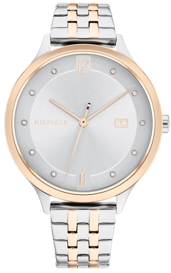 Tommy Hilfiger Womens Leather Strap Watch | ShopStyle