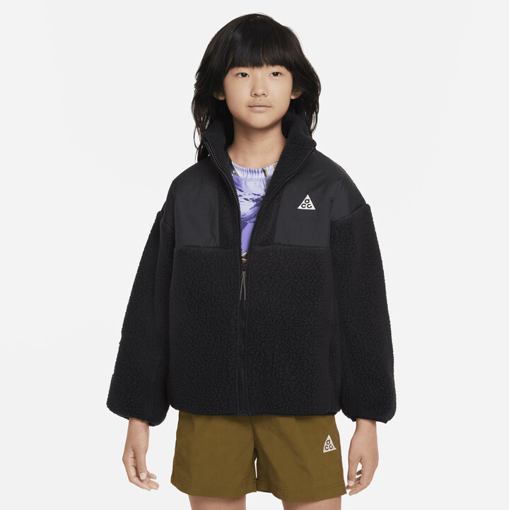 Nike Sportswear ACG Big Kids' Loose Full-Zip Jacket in Black - ShopStyle  Boys' Outerwear
