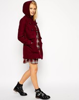 Thumbnail for your product : ASOS COLLECTION Duffle Coat With Patch Pockets