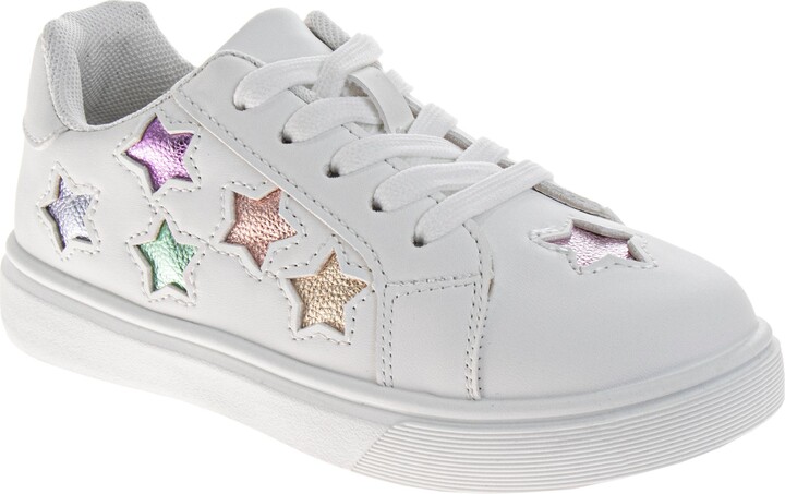 KensieGirl Lace-Up Stars Casual Sneakers