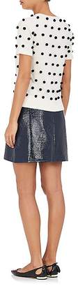 Lisa Perry Women's Cotton-Blend Miniskirt