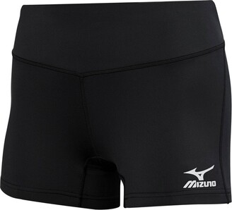 Mizuno Women' Victory 3.5" Ineam Volleyball Short Women Size Large In Color Black (9090)