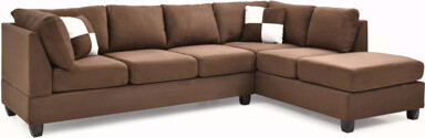 Orren Ellis Malone Sectional (Without Ottoman) WHITE