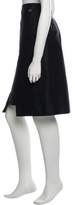 Thumbnail for your product : Chanel Seamed Satin Skirt