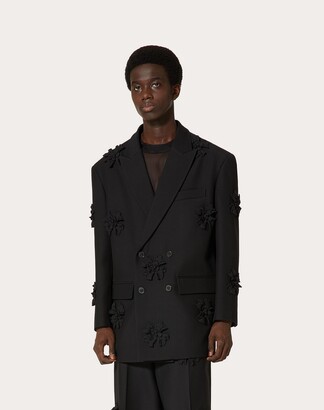 CrÃªpe Couture double-breasted blazer