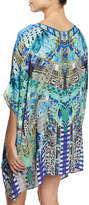 Thumbnail for your product : Camilla Round-Neck Embellished Kaftan Coverup, One Size