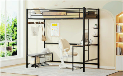 Mason & Marbles Twin Size Loft Bed