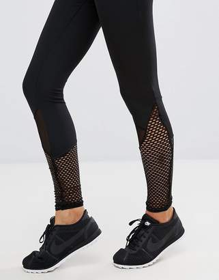New Look Sports Fishnet Legging