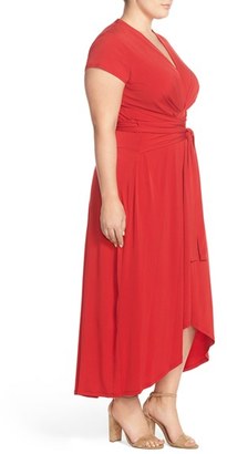 MICHAEL Michael Kors Plus Size Women's Cap Sleeve Maxi Dress