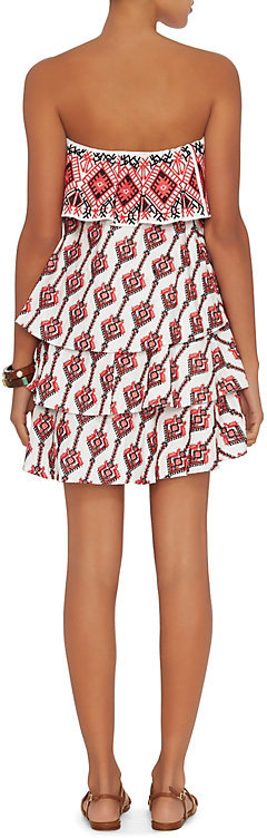 caroline constas strapless dress