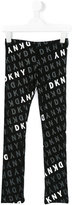 Thumbnail for your product : DKNY logo print leggings