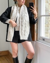 Thumbnail for your product : And other stories & oversized scarf in beige