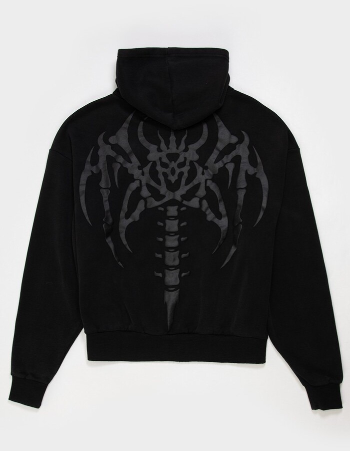 Tillys CVLA Skeleton Mens Zip-Up Hoodie