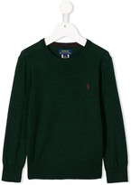 Thumbnail for your product : Ralph Lauren Kids Logo Embroidered Sweater