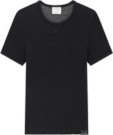 Thumbnail for your product : Courreges mesh crew-neck T-shirt