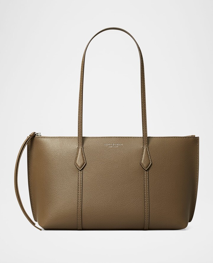 Tory Burch Perry Small Leather Zip Tote Bag