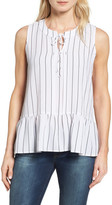 Thumbnail for your product : Caslon Tie Front Tank (Regular & Petite)