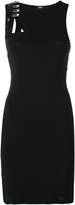 Thumbnail for your product : Versus jersey safety pin cutout dress