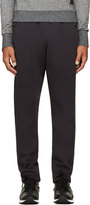 Thumbnail for your product : Damir Doma Black Terry Stripe Paneled Sweatpants