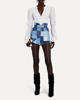 Thumbnail for your product : Sea Diego Patchwork Denim Shorts