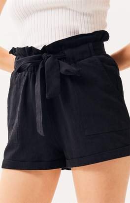 La Hearts Paperbag Waist Utility Shorts