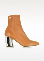 Thumbnail for your product : Proenza Schouler Tan Leather w/Mirror High Heel Boot
