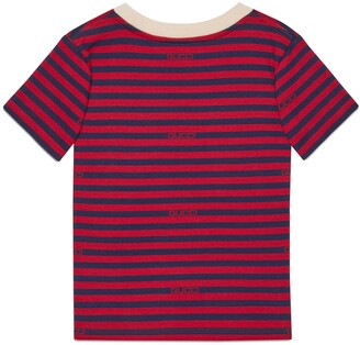 Gucci Children's striped cotton T-shirt