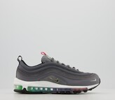 Thumbnail for your product : Nike Air Max 97 Trainers Graphite Obsidian Black Multi