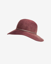 Thumbnail for your product : Eugenia Kim Blake Leather Trim Wool Hat